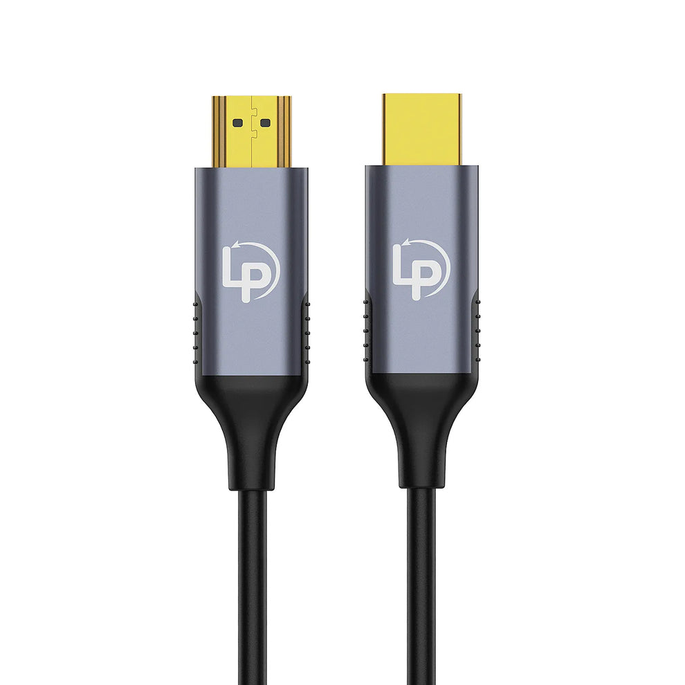 LappyPower Premium 8K HDMI Male to Male Cable (2m, TPU Cover & Aluminum Shell)
