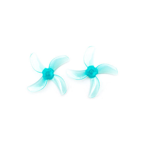 31mm 1209 4 Blade Propeller 1mm Shaft Pitch 0.9" Blue (4 Pair CW+CCW)