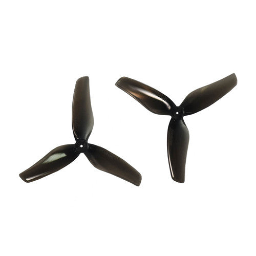 FPV Drone Propeller 2009 Hurricane 3 Blade 1mm Shaft Pitch 0.9" Clear Black (4 Pair CW+CCW)