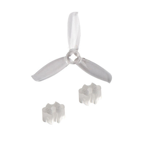 77.06mm 3028 3 Blade Windancer Propeller 1.5mm M5 Shaft Pitch 2.1" Clear Gray (2 Pair CW+CCW)