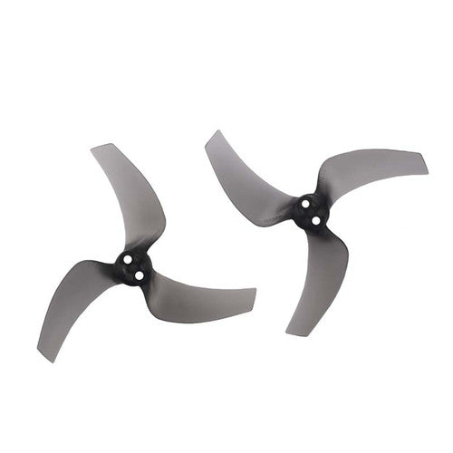 3032 Drone Propeller PC 3 Blade 2mm - Clear Gray (2 Pair CW+CCW)
