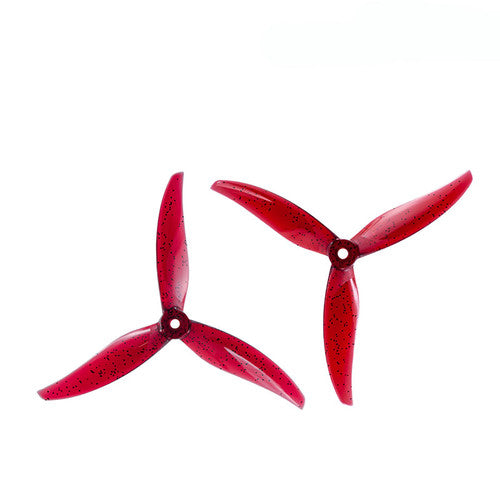 FPV Drone Propeller 5127.5 Proxy 3 Blade 5mm Shaft Pitch 2.75" Phoenix Red (2 Pair CW+CCW)