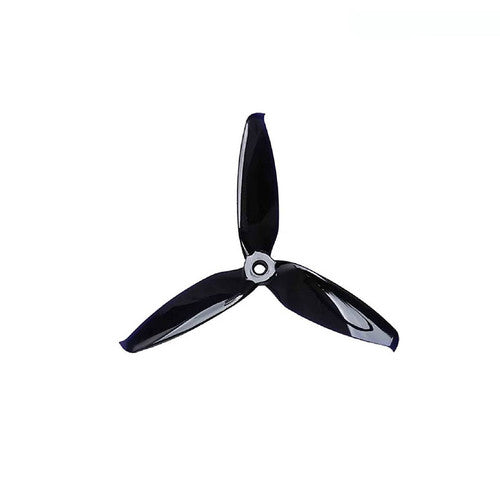 5552 139.94mm 3 Blade Flash Propeller 5mm Shaft Pitch 4.7" Black (2 Pair CW+CCW)