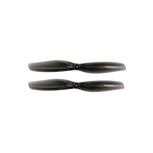 65mm 2 Blade Toothpick Propeller 1mm Shaft Pitch 1.3" Clear Black (4 Pair CW+CCW)