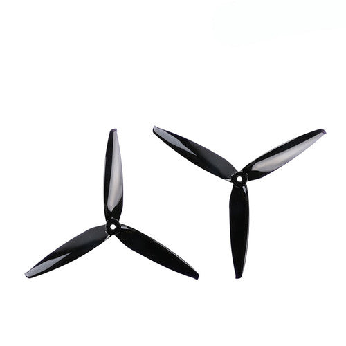 FPV Drone Propeller 7040 Flash 3 Blade 5mm Shaft Pitch 3.6" Black (2 Pair CW+CCW)