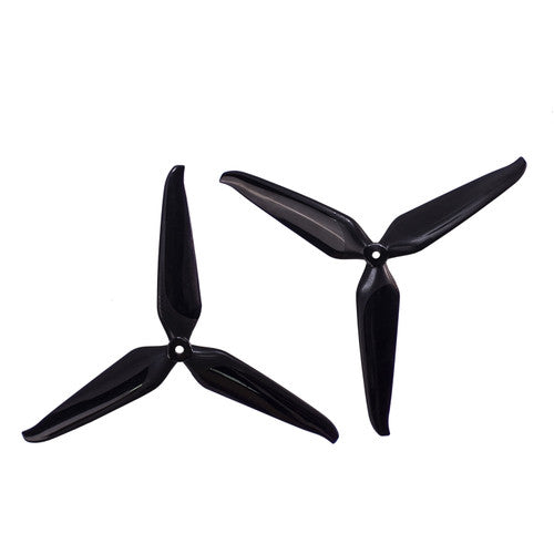 FPV Drone Propeller 8145 3 Blade 5mm Shaft Pitch 4.5" Black (1 Pair CW+CCW)