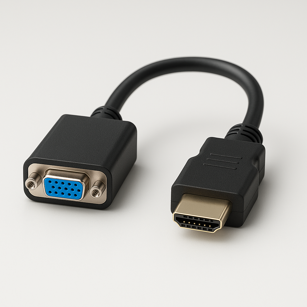 HDMI Male to 15 Pin VGA Female Converter upto 19x1080 @60Hz
