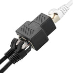 RJ45 Splitter 1 to 2 Network Connector Dual LAN Ethernet Socket 8P8C Extender Plug For Cat5 Cat6