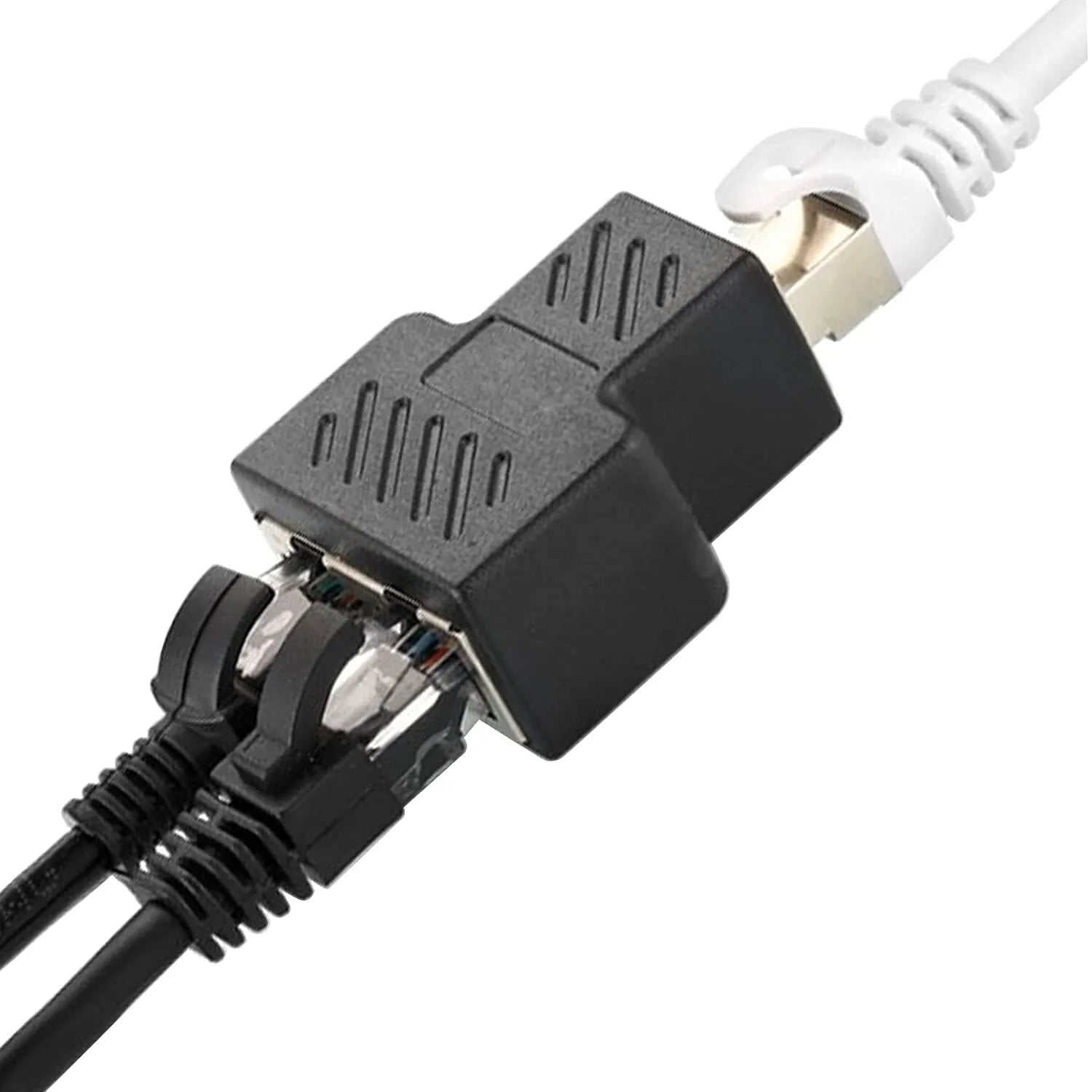 RJ45 Splitter 1 to 2 Network Connector Dual LAN Ethernet Socket 8P8C Extender Plug For Cat5 Cat6