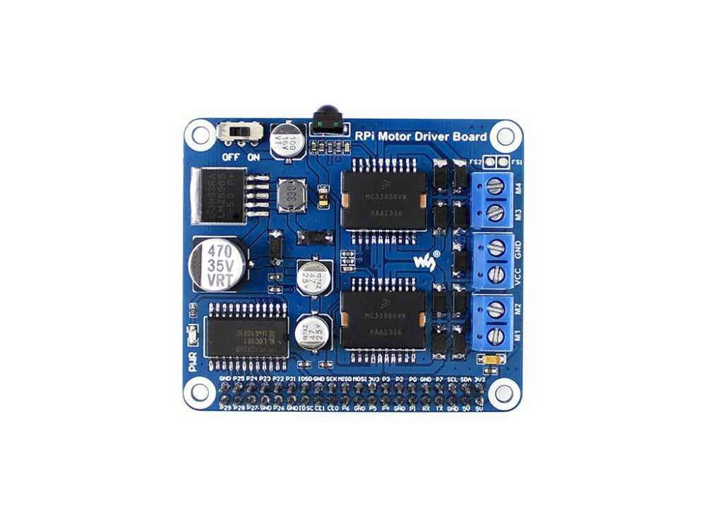 Raspberry Pi Expansion Board DC Motor / Stepper Motor Driver