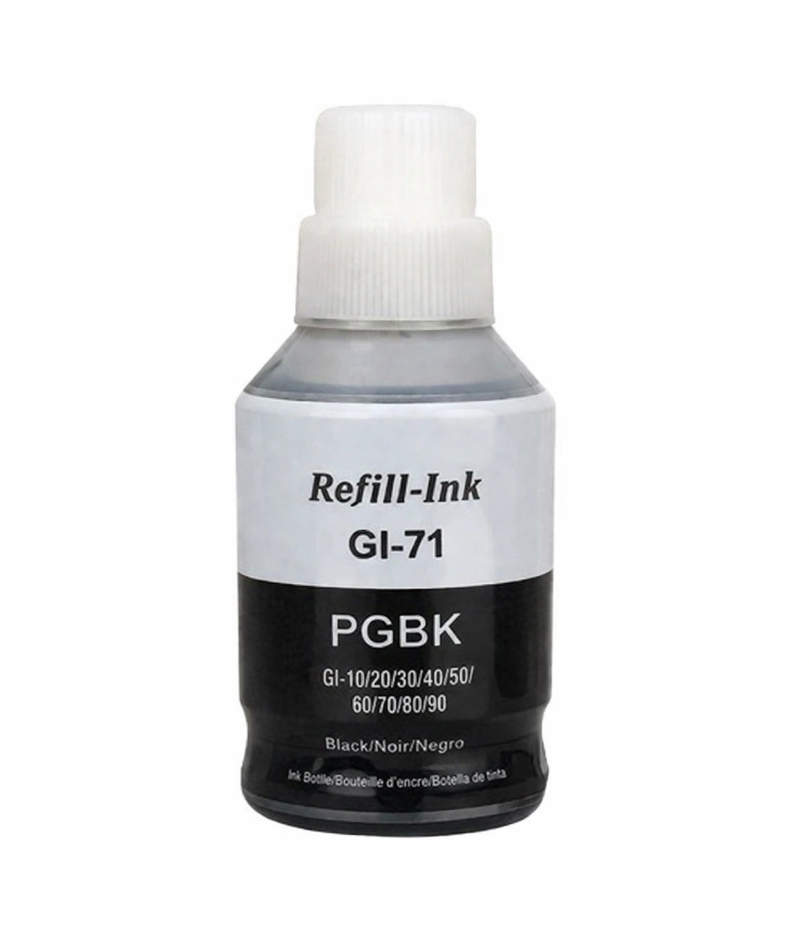 Refill Ink GT71 For Canon G1020 G2020 G2021 G3020 G3021 Printer (Black)