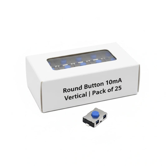 Round Button 10mA Vertical welding SPST-Normally Closed