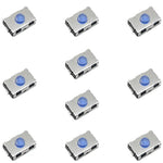 Round Button 10mA Vertical welding SPST-Normally Closed 32V 2N SMD Tactile Switches ROHS (Pack of 10)