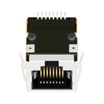 SMT RJ45 Connector with 10/100 Base-T Integrated Magnetics - LPJ19111CNL