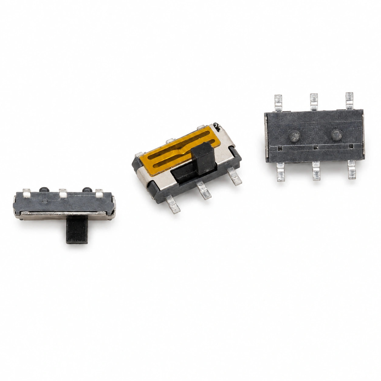 Slide Switch SMD Vertical - 6 pins - 2 circuits - 2 positions