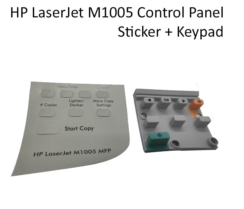 HP LaserJet M1005 Control Panel Sticker + Panel Pad Keypad