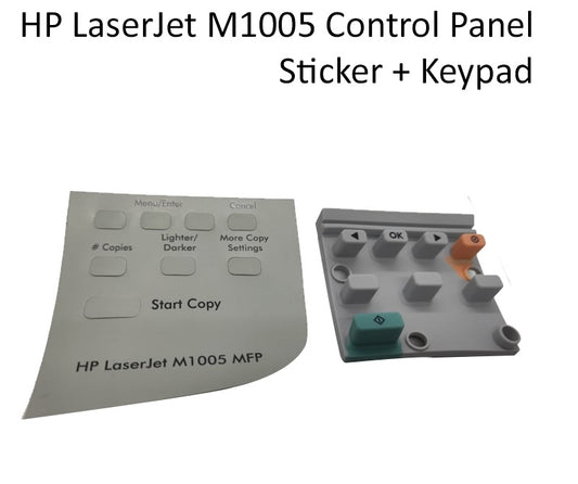 HP LaserJet M1005 Control Panel Sticker + Panel Pad Keypad