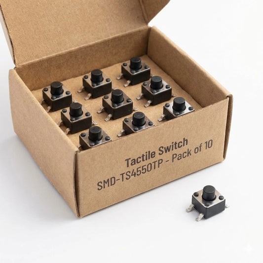 Straight Tactile Switch SMD-TS4550TP (Pack of 10)