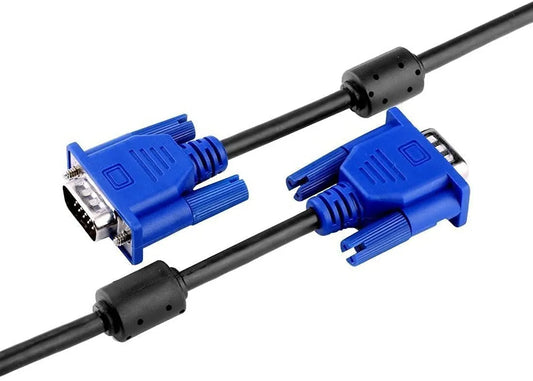 TFT Male to Male VGA Cable Dell Type (1.5 Meter) For PC Monitor LCD LED
