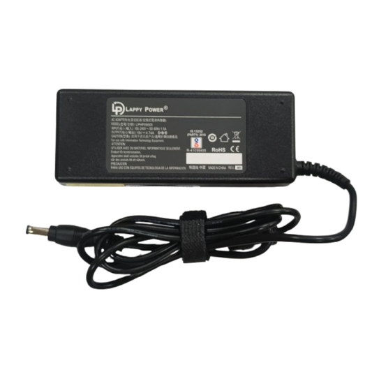 Laptop Adapter compatible for TOSHIBA (90W 4.74A 19V) - 5.5mm x 2.5mm Pin | Suitable for Toshiba Satellite L Series