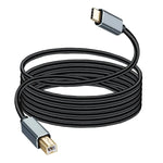Type C to USB B Printer Cable 1.8mtr High Speed Printer Cable for Printers Scanners and Other Divices