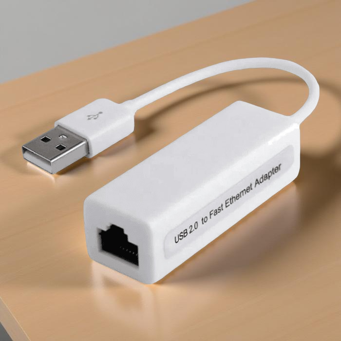USB 2.0 to Fast Ethernet 10/100 Mbps RJ45 Network LAN Adapter