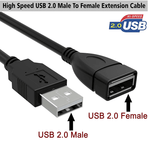 USB 2.0 Extension Cable Type A-Male To Type A-Female (1.5 Meter)