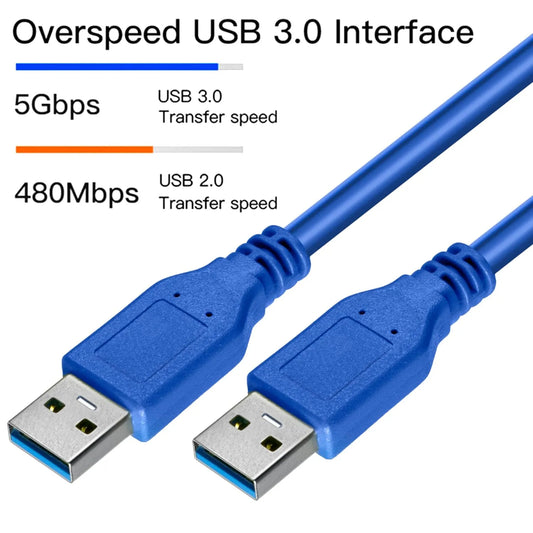 USB 3.0 Male to Male (1 Meter) Cable For Data Transfer
