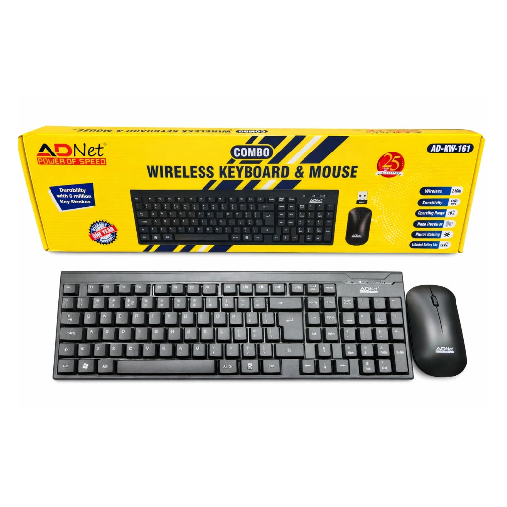 USB KEYBOARD AND MOUSE WIRELESS (COMBO)