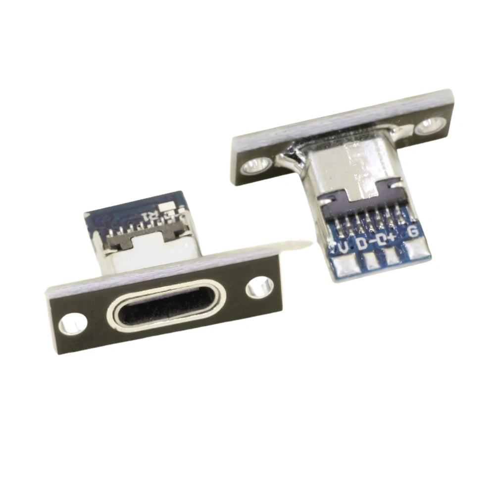 USB Type-C 4P Panel Mount Data+Power
