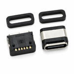 USB Type-C 6P Female IP66 Waterproof for Power only