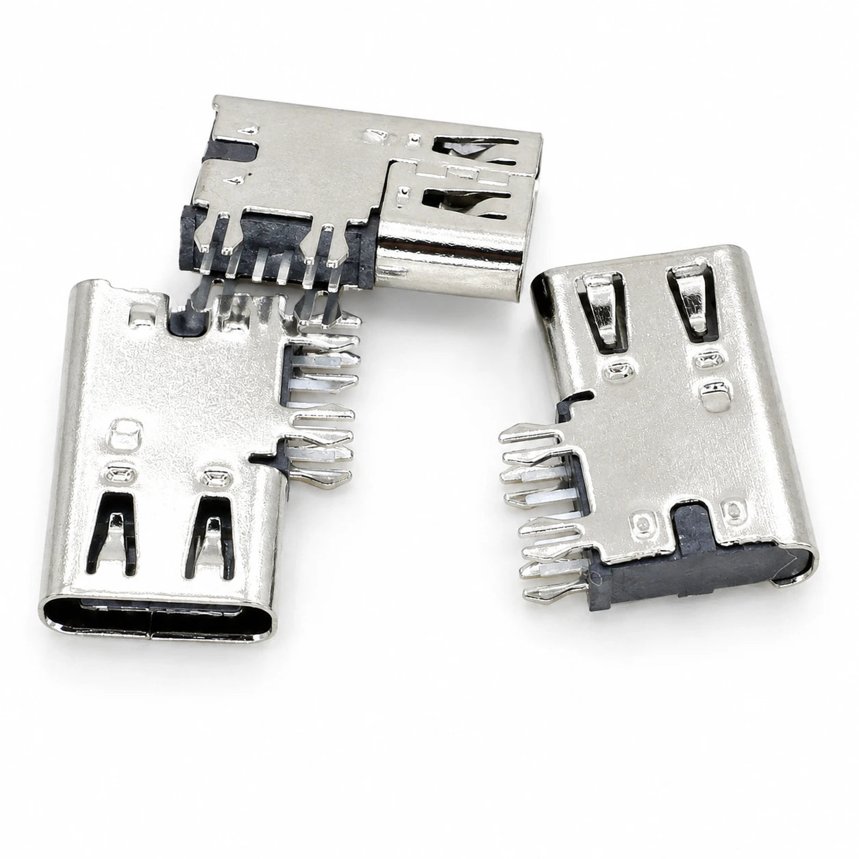 USB Type-C 6P USB Female Horizontal Through Hole for Power Only
