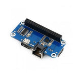 Ethernet / USB HUB HAT for Raspberry Pi, 1x RJ45, 3x USB