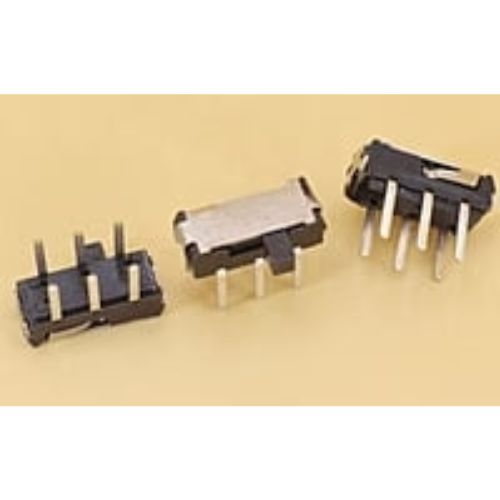 Slide Switch TH Horizontal - 6 pins - 2 circuits - 2 positions
