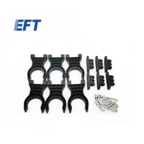 10.05.02.0033 EFT Drone Frame Body Drone Arm Clamp Parts Packet 40m/6pcs For Agriculture UAV Frame E616P 40mm Repair Parts
