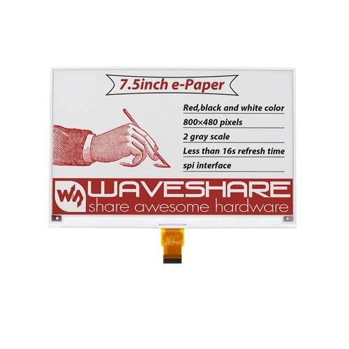 7.5 inch E-Paper (B) E-Ink Raw Display