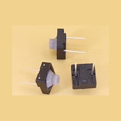Switch 2 Pin 8x8x5mm - Silent Silicone Cap