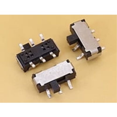 Slide Switch SMD Horizontal - 6 pins - 2 circuits - 2 positions