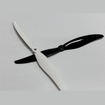 LR 7035 178.6mm 2 Blade Propeller 5mm Shaft Pitch 3.5-inch Black (2 Pair CW+CCW)