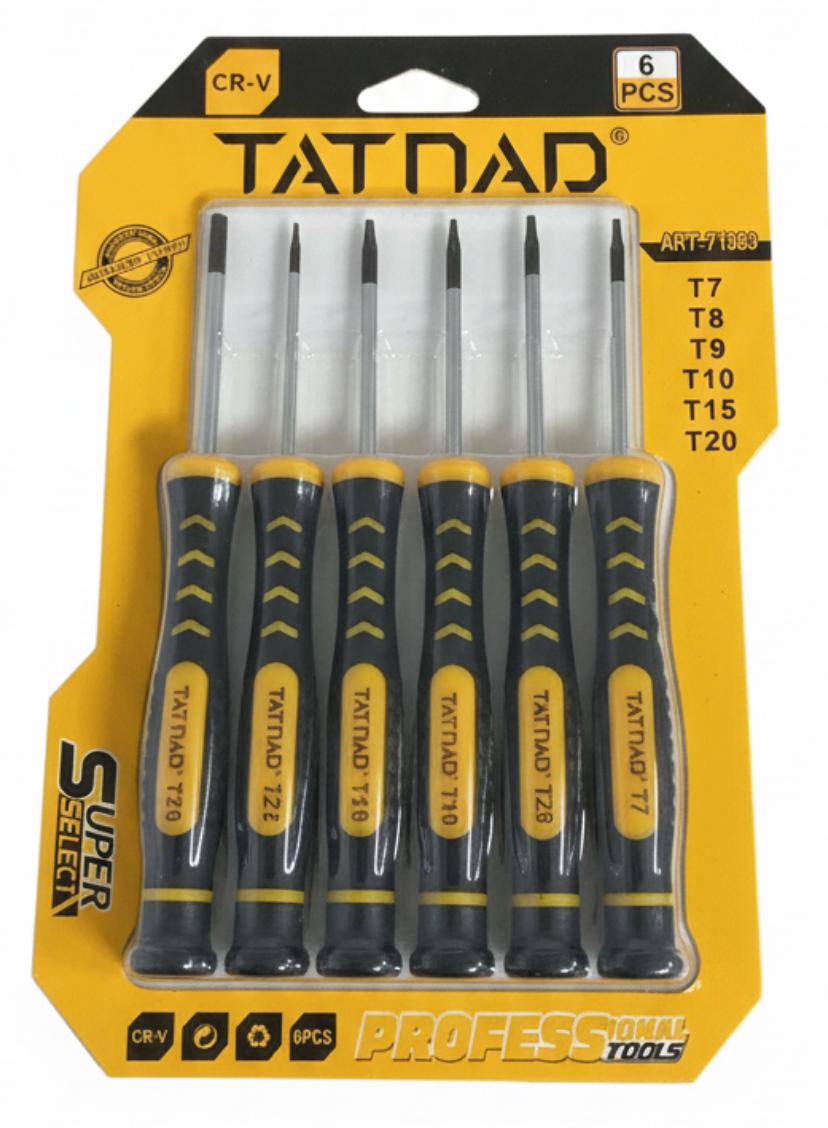 ART-71383 Tatnad Screwdriver Proffessional Tools 6 pcs set