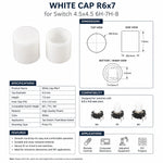 White Cap R6x7 for Switch 4.5x4.5 6H-7H-8H