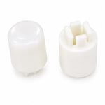 White Cap R8.9 Square Stem 3.8mm for Switches 12x12x7.3mm