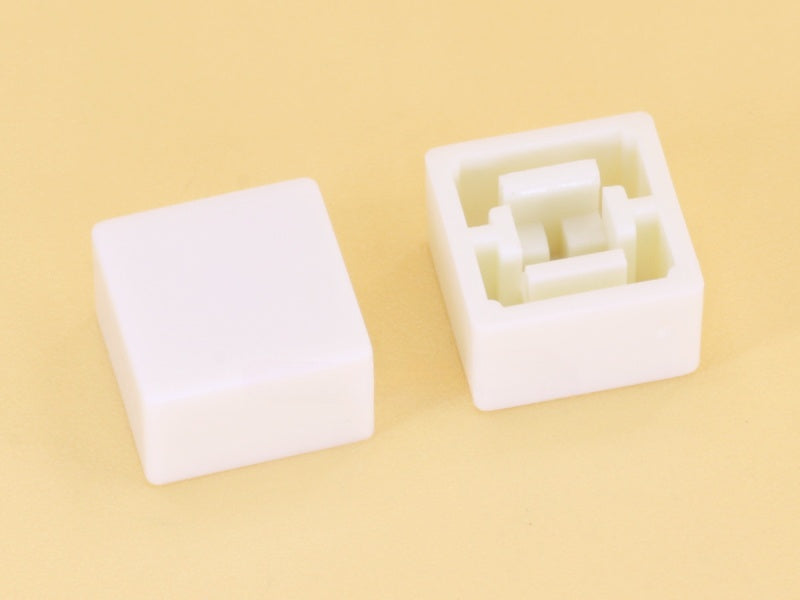 White Cap S9.2 Square Stem 3.8mm for Switches 12x12x7.3mm