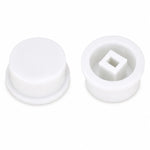 White Cap rectangle stem 3x2mm for Push Switches 5.8-7-8-8.5mm