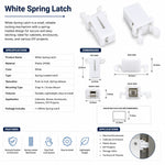 White Spring Latch