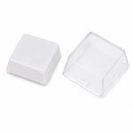 White + Transparent Cover DSA Keycap for MX Compatible Switches