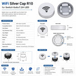 Wifi Silver Cap R10 for Switch 6x6x7.2H LED
