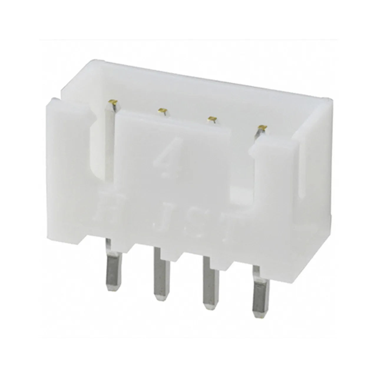 XH 2.5mm 4pin Wafer Male Connector DIP Straight Tin Plated