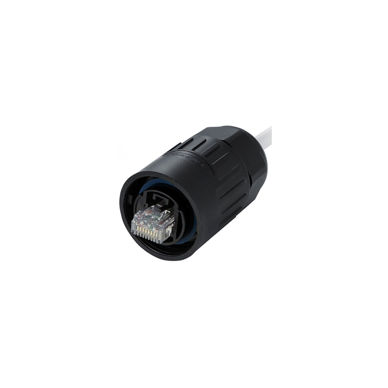 RJ45 Snap-Fastener Male Plug IP65 Waterproof Ethernet Connector