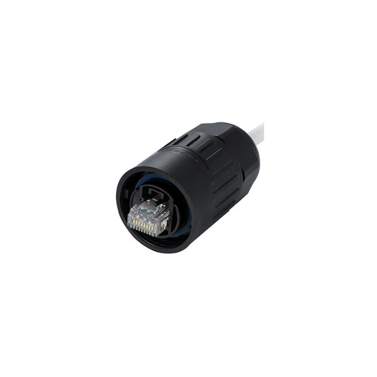 RJ45 Snap-Fastener Male Plug IP65 Waterproof Ethernet Connector